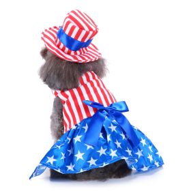 Pet Clothes Creative Halloween Christmas Dog Clothes (Option: SDZ65 American Female-L)