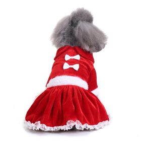 Pet Clothes Creative Halloween Christmas Dog Clothes (Option: SZD44 Christmas Skirt-M)