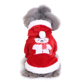 Pet Clothes Creative Halloween Christmas Dog Clothes (Option: SZD43 Christmas Bear-L)