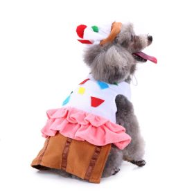 Pet Clothes Creative Halloween Christmas Dog Clothes (Option: SDZ67 Cake-XL)