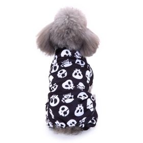Pet Clothes Creative Halloween Christmas Dog Clothes (Option: SZD39 Skull-L)