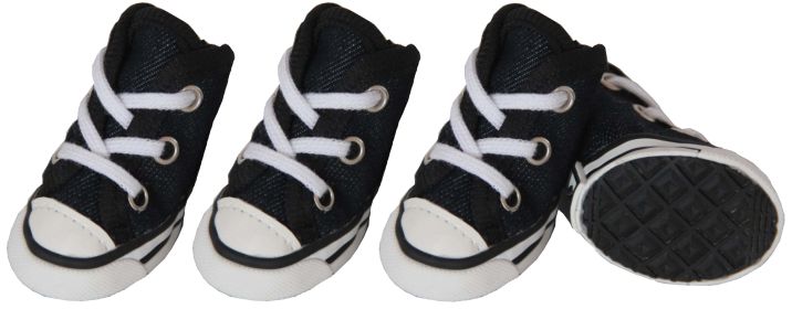 Extreme-Skater Canvas Casual Grip Pet Sneaker Shoes - Set Of 4 (size: medium)