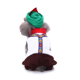 Pet Clothes Creative Halloween Christmas Dog Clothes (Option: SDZ59 Service Male-XL)