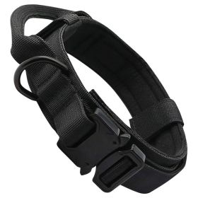 Fashion Personalized Tactical Dog Collar (Option: Black-L)